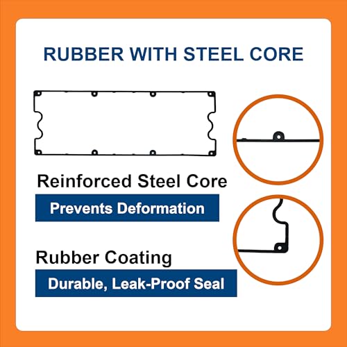Image of BTS-4026507 Valve Cover Gasket, Compatible with Cummins ISX Engine, Aftermarket Replacement for OEM 4026507, Junta de Tapa Valvulas