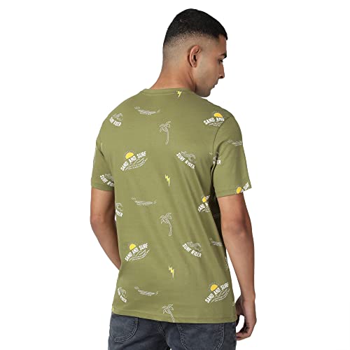 Image of Lee Men's Solid Regular Fit Tshirts