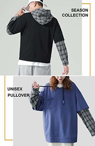 Men's Hoodies Pullover Hooded Sweatshirt Top Blouse Casual Hoody with Pocket - Image 5
