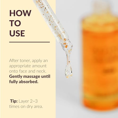 Terrazen Retinol Repair Ampoule 24k Gold Moisturizing Face Serum 50ml - Korean Anti-Aging & Wrinkle Serum with Peptides & Adenosine - Fragrance-Free, KFDA Certified