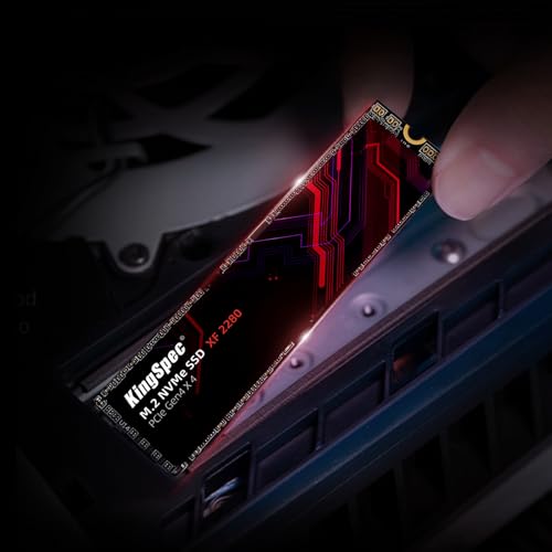 Image of KingSpec 2TB M.2 SSD 2280 NVMe PCIe 4.0 x4, Incredible Read up to 5000MB /s, Internal M2 PCIe SSD Compatible with Gaming Console /Desktop /Gaming Laptop