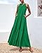 BTFBM Halter Summer Dresses for Women 2026 Casual Spring Hollow Out Sleeveless Boho Sundresses Beach Vacation Maxi Dress(Green, Medium)