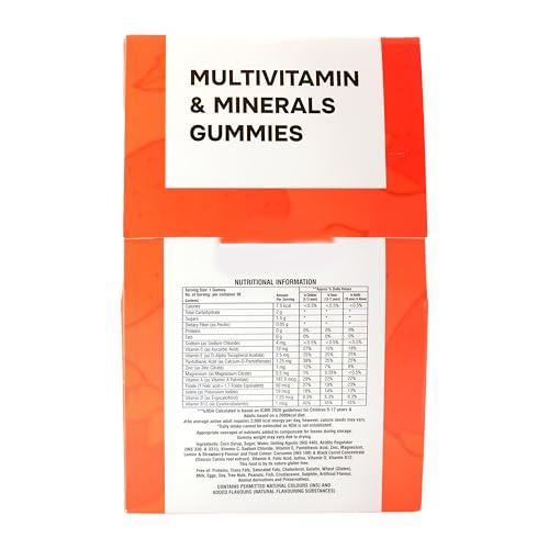 Uwell Nutrition Multivitamin Gummies for Kids & Adults | Daily Vitamin Supplement with 12 Essential Nutrients – Supports Immunity, Bone & Energy | Lemon & Strawberry | Gluten-Free | 30 Count