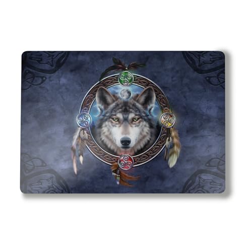 Laptop Skin Compatible with Surface Laptop 7 15" (2024) - Wolf Dreamcatcher - Premium 3M Vinyl Protective Wrap Decal Cover - Easy to Apply | Crafted in The USA by MightySkins