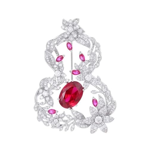 Broche en gourde vintage Y2K pour costume et cheongsam