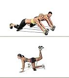 Maquina Abdominales con Rueda Abdominales y Resistencia - Disfruta de Tener el Gimnasio en casa - Rodillo Abdominales - Deporte en casa - Ejercicio en casa - Banco Abdominales - Gym en casa.