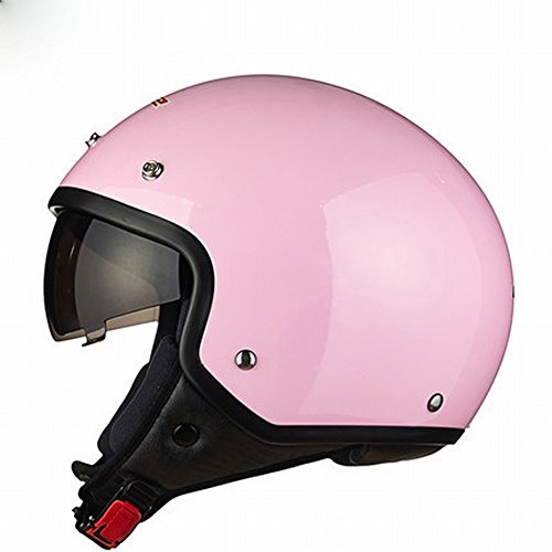 Casco de moto retro GZZ ligero semicubierto que soluciona la falta de espacio en moto