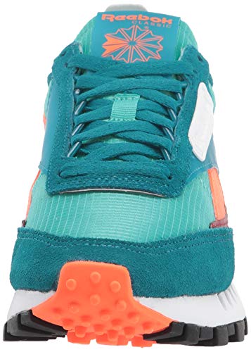 Reebok Women's Classic Legacy Sneaker, Timeless Teal/Solar Orange/Merlot 7.5 Medium Us #TOP1