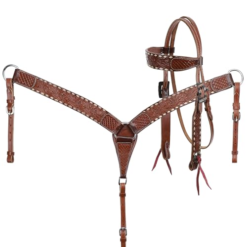 Showman Daffodil Blooms Browband Headstall & Breast Collar Set