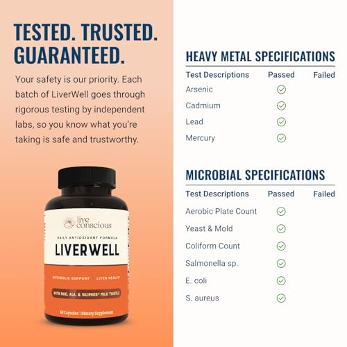 Live Conscious LiverWell Liver Support Capsules