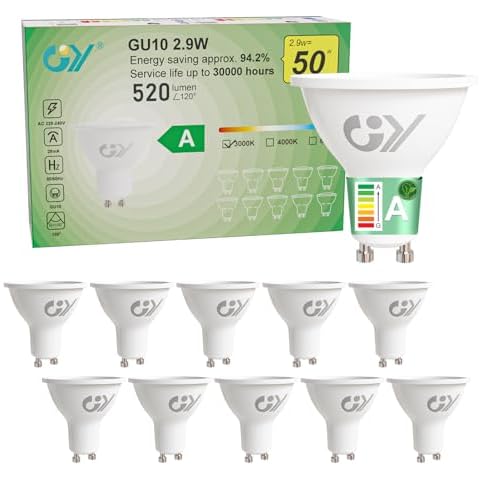 GY Ampoules LED GU10 2.9W Cover