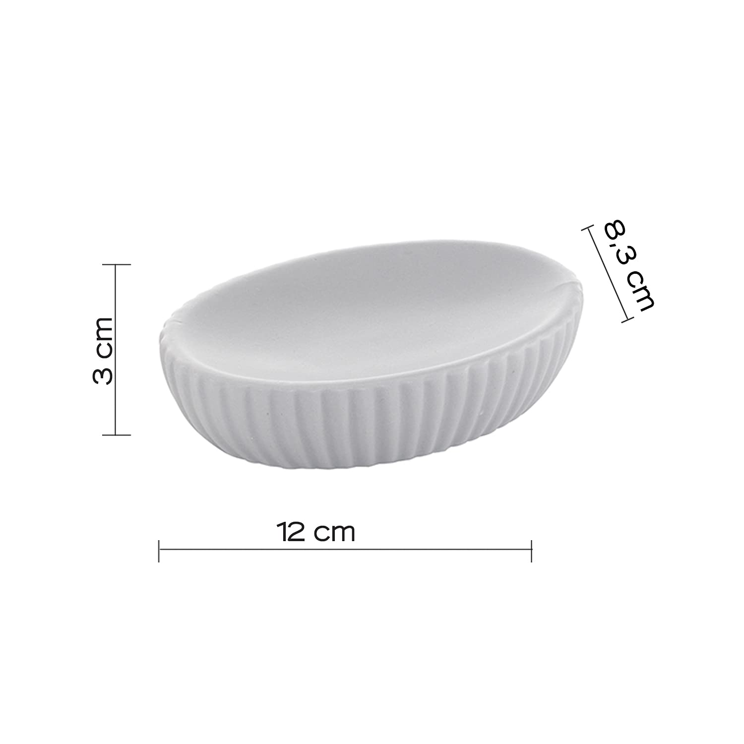 Gedy G-Marika Porte-Savon Céramique Vert Menthe – Élégant & Compact 12 X 8,3 Cm – Design Italien Garanti 2 Ans