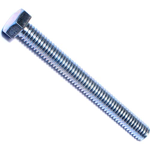 Hard to Find Fastener Tap Hex Bolts, Durable Corrosion-Resistant Steel Hex Head Bolt for Home Improvement, DIY, Construction, 5/16-18 x 3, Pack of 100