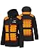 warmsmart Beheizbare Jacke Damen, Wasserdicht...