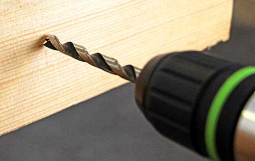 Fisch Brad Point Drill Bit, High Speed, Double Flute 14Mm Diamter X 110Mm Overall, Fsf-176763 #TOP1