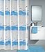 Produktbild Kleine Wolke 0856733305 Duschvorhang Seaside, 180 x 200 cm, krokusblau