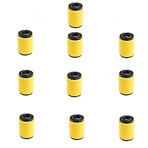 HUAWELL 10 Piece 591334 Air Filter, Replace for Briggs Stratton 796031 594201 OEM Air Cleaner Cartridge, Lawn Mower Air Filter, Plus Foam Pre Filter