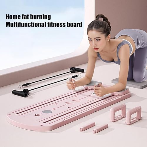 Machine reformer Pilates pour maison avec roller abdominal et glisse