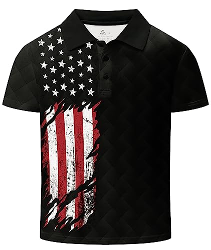 Image of V VALANCH Boys Polo Shirts Short Sleeve Casual Shrits