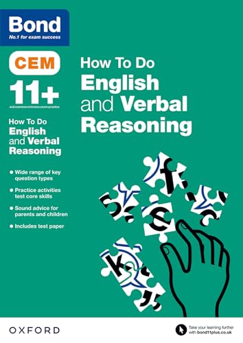 CEM How To Do: Bond 11+ English and Verbal Reasoning (for Cambridge Select Insight)