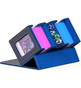 TopMade Card Deck Box for Trading Cards 520+ with Dice Tray, Leather Magnetic Closure Trading Car...