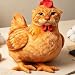 Imagen de Genérico Peluche De Animal Extraño Cojín Suave Decorativo De Pollo Gato