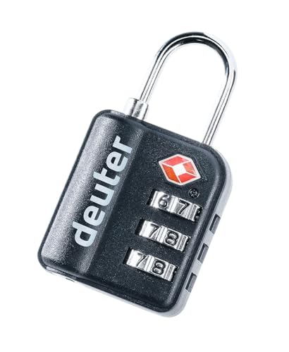 Preisvergleich Produktbild deuter TSA Pad Lock Bügelschloss, Schwarz