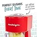 Nostalgia Retro 40-Ounce Frozen Beverage Station - Slushie Machine and Ice Shaver with Automatic Mixing for Soda, Cocktails and Margaritas - Easy & Safe Use - Red