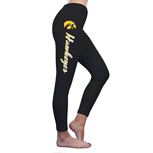 UGP Campus Apparel NCAA Mascot Script Leggings,Women's Blue Skinny Flat Front Stretchable Football Leggings,Size M(Waist 30)3