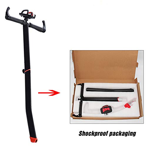 Tolanbbt Scooter Handle Adjustable Handlebar For Segway Ninebot Mini Pro With Phone Mount, Release Knee Pressure Hand Lever Control (Black) #TOP4
