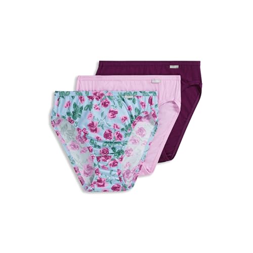 Image of Jockey Women's Underwear Plus Size 100% Cotton Elance French Cut - 3 Pack
