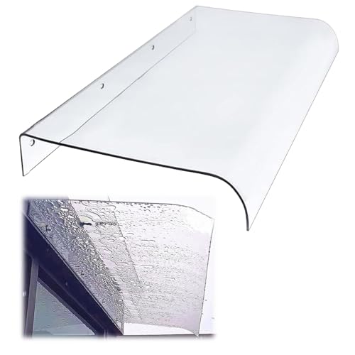 Auvent de porte en polycarbonate résistant aux intempéries