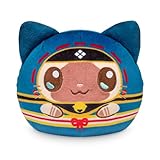 TeeTurtle Monster Hunter Reversible 4' Plushie - Palico - Officially Licensed Capcom Cute Kawaii Soft Stuffed Animal Fidget Toys