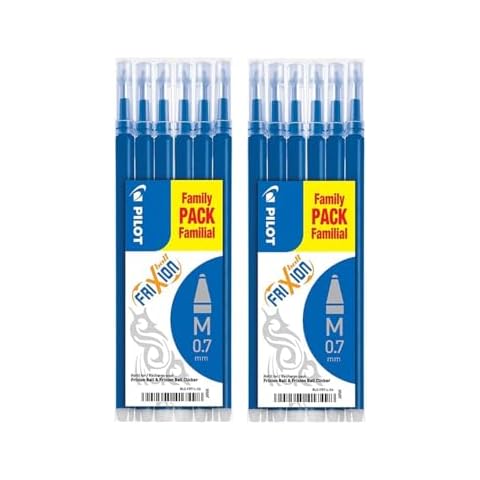 Pilot Frixion Roller Ball Pen Refills Blue Pack of 12 Cover