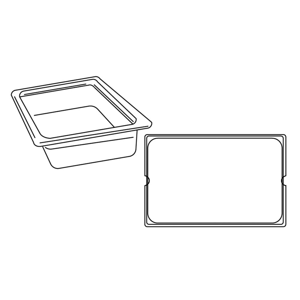 Gastronorm Padella 1/1-25 L 53X32,5X20 Cm Policarbonato Trasparente - 1 Unità