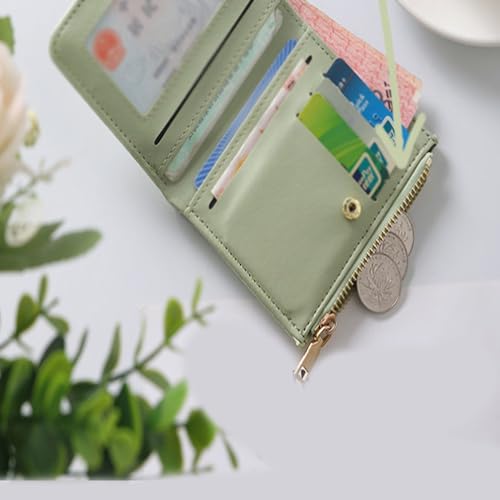 Wallet for Women Small Compact Double Sided Folding Bag Bifold Light Luxury Pocket Wallet Ladies Mini Purse Credit Card Bags2