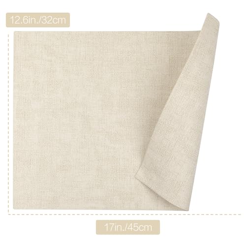 Sueh Design HM8017 Faux Leather Placemats Set Of 6 thumb #5