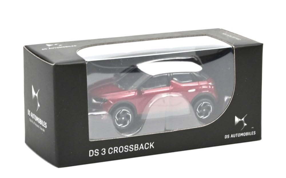 OPO 10 - Model car compatible with DS3 Crossback scale 1:64 3 inches 7.5cm Norev - Red 019712 - Image 2