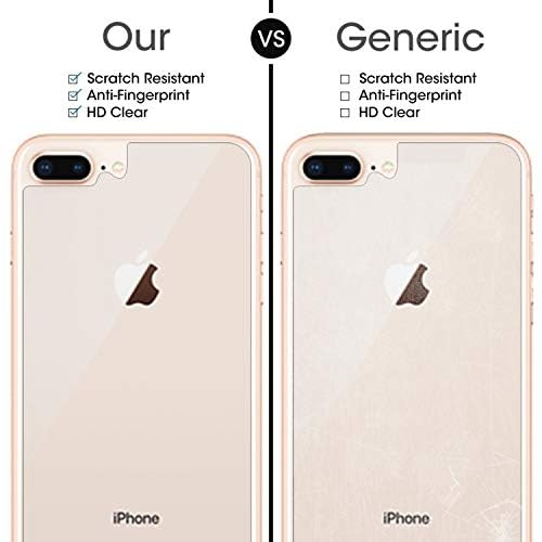 Protector de Pantalla CE 100 PCS for el iPhone 8 0.3mm 9H Dureza Superficial 2.5D de Borde Curvado a Prueba de explosiones Prima de Vidrio Templado Back del Plus y 7 Plus
