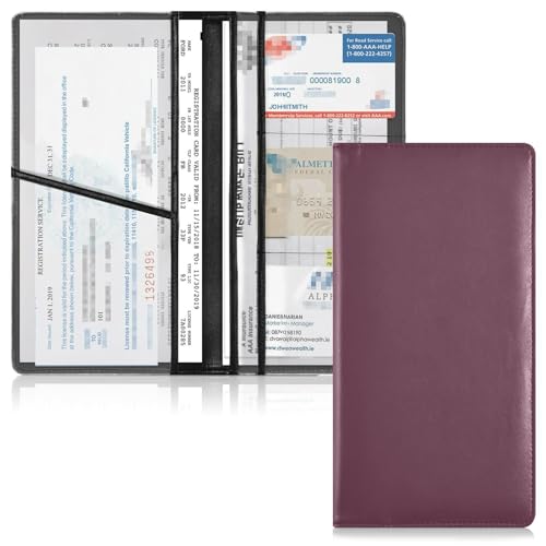 Organizador de Documentos para Auto Piel miniatura 2