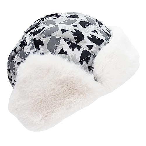 Image of JAN & JUL Waterproof Trapper Hat for Baby and Kids, Insulated Winter Hat with Faux Fur Lining