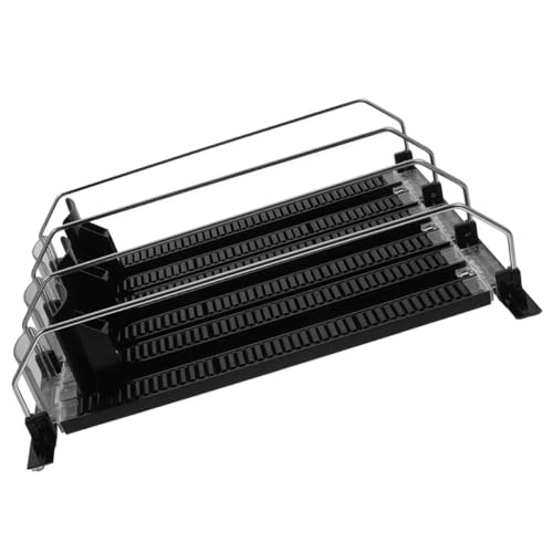 HEALSOPTHY Dispensador de Bebidas para Nevera Deslizante 3 Unidades 380-390 Mm Organizador de Latas y Botellas para Máquina Expendedora Estante Deslizante para Tienda Minorista
