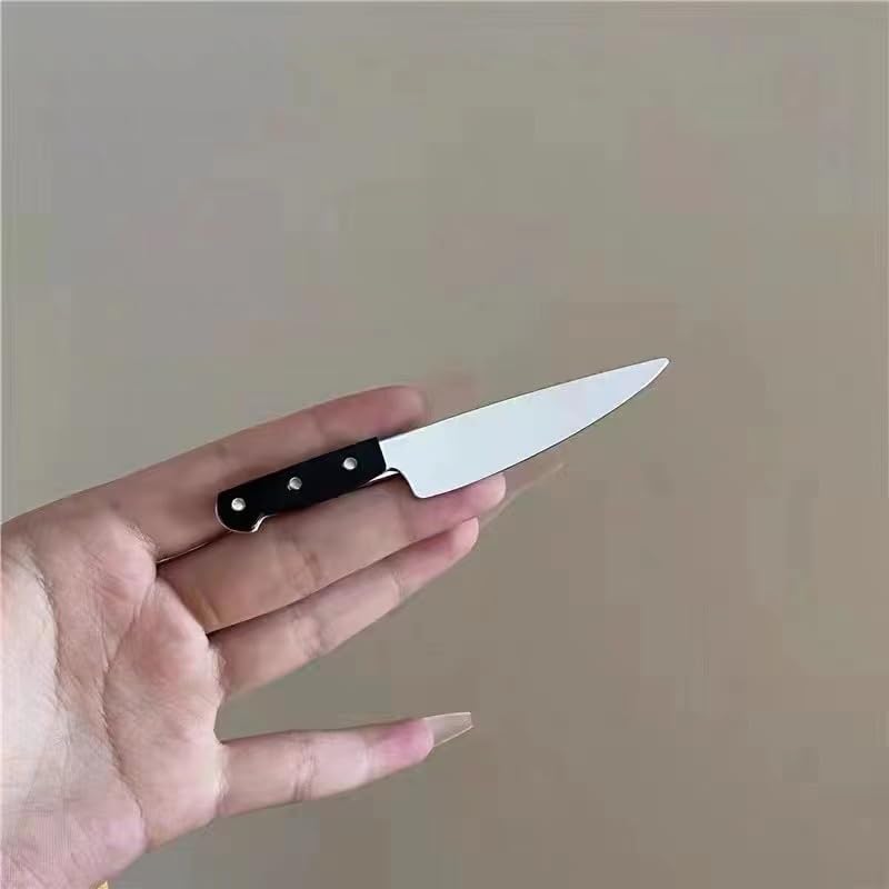 Mini Pinzas de Pelo Knife Goth Punk 2 Pzas miniatura 3