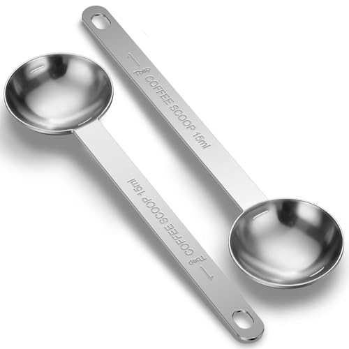 2PCS Long Handle Stainless Steel Scoop