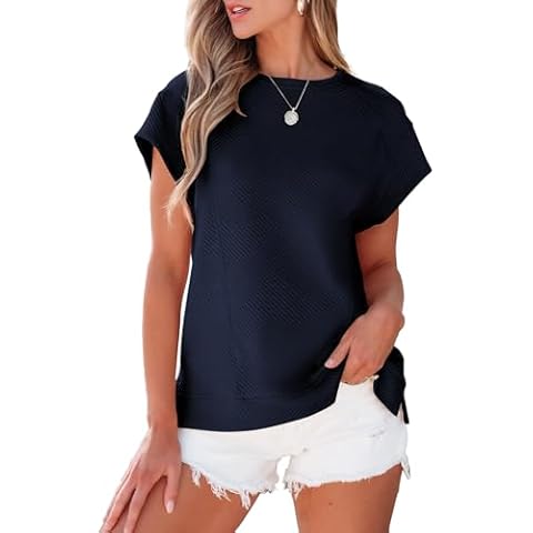SHEWIN Casual Cap Sleeve Top Cover