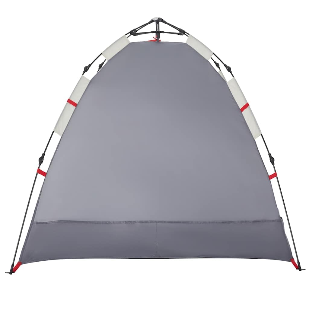 Tenda da spiaggia per 2 persone, colore grigio, con sistema di sgancio rapido, poliestere impermeabile con rivestimento in PU, leggera e portatile, per spiaggia, sabbiera e piscina per bambini