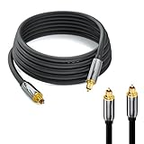 Cable Macho A Macho - Ideal para la transmisiÓn de audio digital entre TV, consola de juegos (PS3/PS4 Pro/Xbox One), DVD/Blu-ray o caja de streaming de TV con una barra de sonido, amplificador/amplificador o sistema estéreo/sistema de alta fidelidad, convertidor D/A, etc.