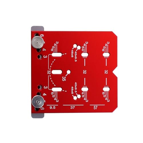 Multifunktions Rot 35 mm Präzises Scharnier Modell Werkzeug für Schränke Installation Tür Hohe Haltbarkeit Aluminiumkonstruktion Scharnier Markierung Modell