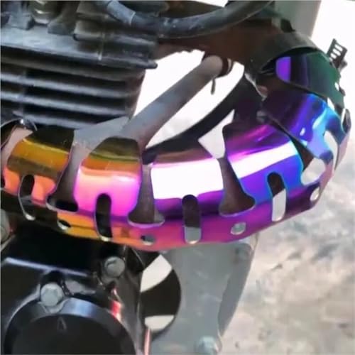 Protector térmico para escape de acero inoxidable modificado resistente al calor 6