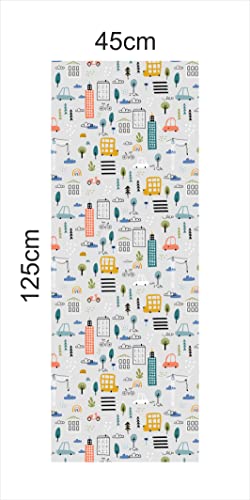 Image of CABANA HOMES (45cm x 125cm, 3 Rolls (18 sq. ft) Wallpaper for Kids Room Self Adhesive,Wall Stickers,Baby Room,Wardrobe,Furniture